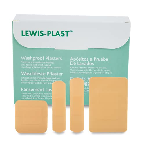 🔥 SELTEN SO GÜNSTIG (-50%) LEWIS-PLAST Wasserdichte, atmungsaktive und hochwertige Sets, geeignet für alle Arten von Verletzungen und kleineren Kratzern, schnelle und effektive Heilung - 100 Set