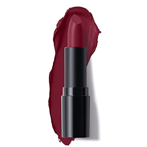 Lakme Forever Matte Lipstick, Waterproof, Non Drying, Creamy Matte Bullet Lipstick Made With French Rose Oil Extracts, Red Crimson, 4.5g Lakme Forever