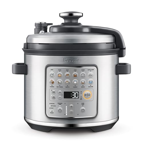 Breville the Fast Slow Go Pressure Cooker (Brushed Stainless Steel), BPR680BSS: Kitchen &...