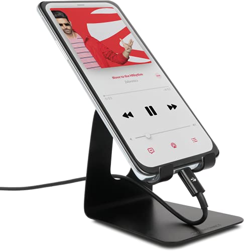 ZEBRONICS ZEB-MS10 Multipurpose Mobile/Tablet Stand with Supporting Device Up to 7 Inch, Metal Body, Cable Management for Charging, Rust Proof, Lightw