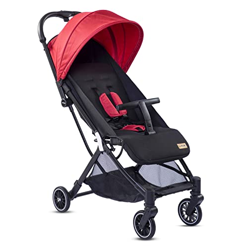 LuvLap Urbane Baby Stroller/Pram for Baby with 5 Point Safety Harness, Easy Fold, Air TravelFriendly Compact Design, Multi-Level seat Recline, Lightwe