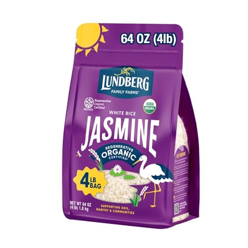 Lundberg Family Farms Organic California White Jasmine Rice 64 Oz