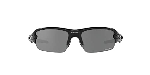 Oakley Unisex Child Oj9008 Flak Xxs Sunglasses, Polished Black/Prizm Black, 58 Mm US