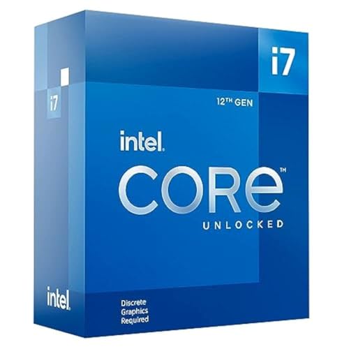 Intel® Core™ i7-12700KF Desktop Processor 12 (8P+4E) Cores up to 5.0 GHz Unlocked LGA1700 600 Series Chipset 125W