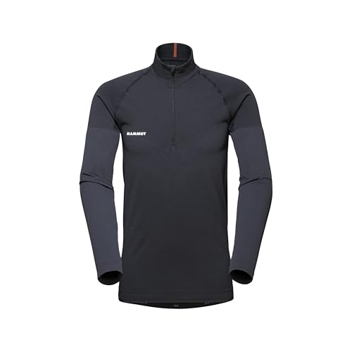 (-57%) Mammut Trift Half Zip Langarmshirt Herren schwarz S
