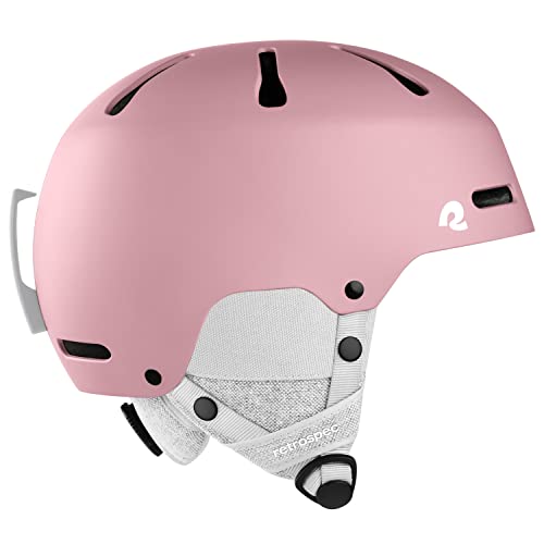 Retrospec Comstock Ski Helmet - Snowboard Helmet for Adults & Youth - Adjustable Fit Snow Helmet with Protective Shell and Breathable Vents for Men, Women, Boys & Girls