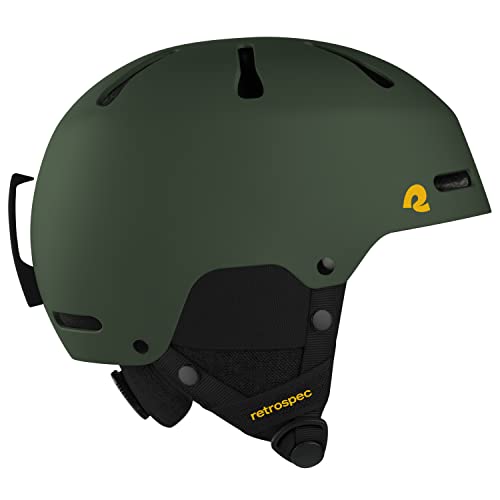 Retrospec Comstock Snow Helmet - Adult & Youth Snowboard Helmet with Adjustable Fit, Protective Shell & Breathable Vents for Men, Women, Boys & Girls
