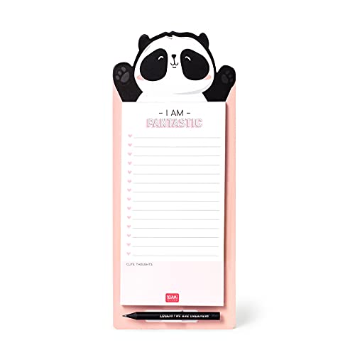 🔥 STARKER PREIS (-29%) Legami Don't Forget Magnetischer Notizblock, 11 x 28 cm, Panda