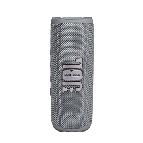 JBL Flip 6 - Portable Bluetooth Speaker, powerful sound and deep bass, IPX7 waterproof, 12 hours of playtime, JBL PartyBoost for multiple speaker pairing for home, outdoor and travel (Grey)