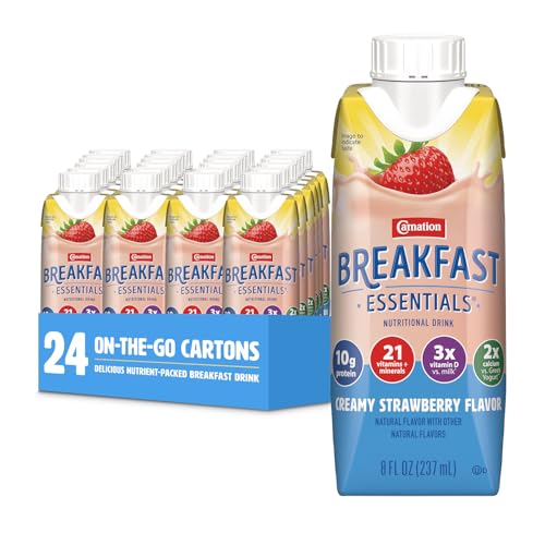 Carnation Breakfast Essentials Ready To Drink Creamy Strawberry 8 Fl