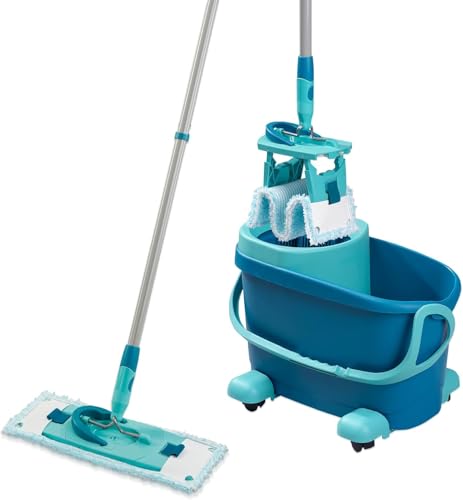(-43%) Leifheit Wischmopp Set mit Eimer CLEAN Twist M Ergo Mobile, Rotationssystem