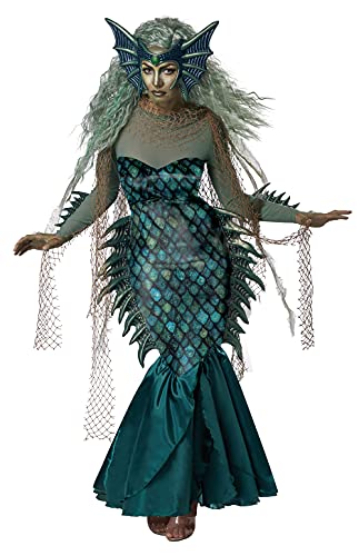 California Costumes Womens Dark Sea Siren/Adult Adult Sized Costumes, Green/Blue, Medium US