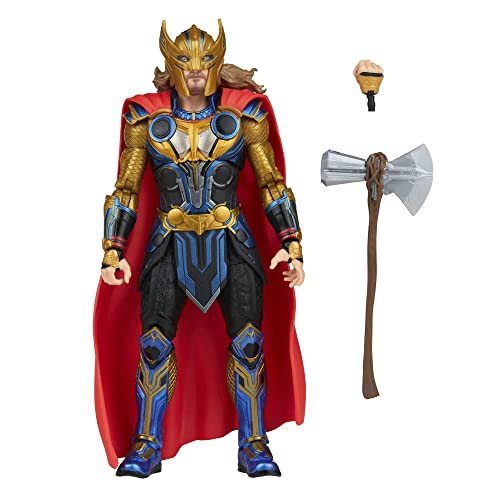 Marvel Legends Series Thor: Love and Thunder Thor Action Figure 6-inch Collectible Toy, 3 Accessories