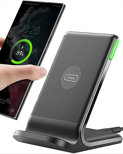 (-28%) INIU Wireless Charger Stand, 15W Induktive Ladestation Schnelles Kabelloses Ladegerät Handy Ständer handyhalterung für iPhone 17 16 15 14 13 12 Pro Max Samsung Galaxy S23 S22 Google etc