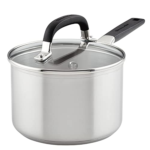 KitchenAid Stainless Steel Saucepan with Measuring Marks 2Qt
