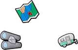 Crocs unisex adult Jibbitz 3-pack Nature | Jibbitz Shoe Charms, On the Lookout, Small US