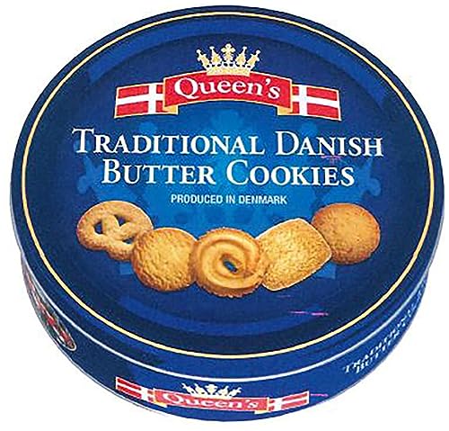 (-38%) Queen`s Danish Butter Cookies, Traditionelle dänische Butterkekse, 500 g