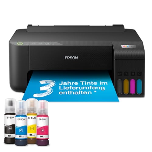 (-41%) Epson EcoTank ET-1810 A4-Wi-Fi-Tintentankdrucker, mit einem im Lieferumfang enthaltenen Vorrat an Tinten von bis zu 3 Jahren