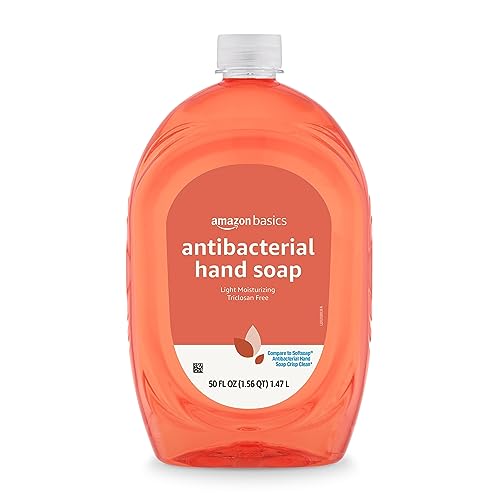 Amazon Basics Liquid Hand Soap Refill, Light Moisturizing, Triclosan-Free, Citrus, 50 Fl Oz (Pack of 1) (Previously Solimo)