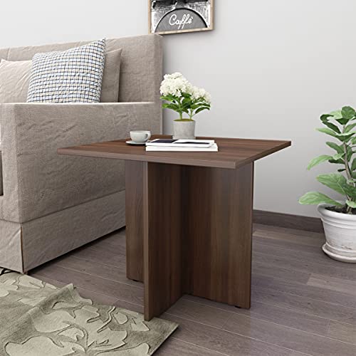 Clary - Brown Solid Engineered Wood Side Table