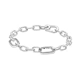 人気急上昇の商品5 - PANDORA MEリンクチェーンブレスレット - 2つのコネクターが特徴 - 女性用チャームブレスレット - 彼女への贈り物 - スターリングシルバ