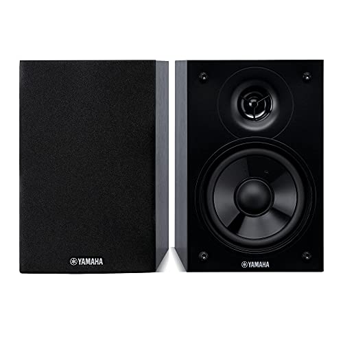 Yamaha NS-BP102 Pair of Bookshelf Speakers with 2-Way Bass Reflex System, Black