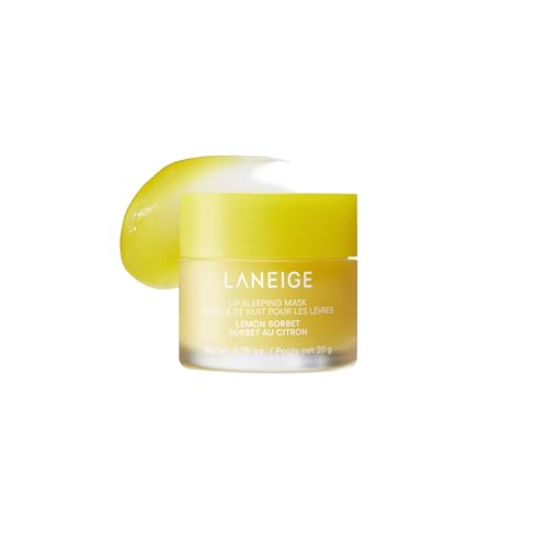 LANEIGE Lip Sleeping Mask: Hydrating & Nourishing Korean Overnight Lip Treatment Mask with Shea Butter, Vitamin C & Murumuru, Antioxidants For Flaky, 