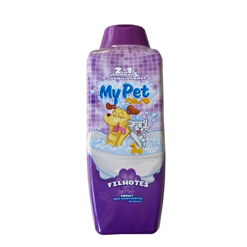 MY PET BRASIL Shampoo Para Cachorros Filhotes 2 Em 1 700Ml Shampoo E Condicionador My Pet Brasil