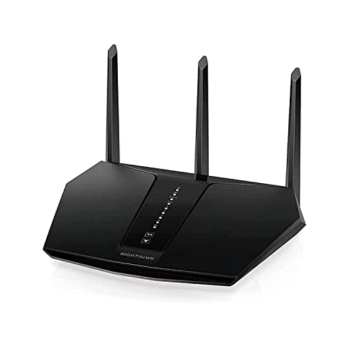 (-44%) NETGEAR Nighthawk RAX30 WiFi 6 WLAN Router AX2400 (5 Streams mit bis zu 2,4 GBit/s, WiFi 6 Router Abdeckung bis zu 175 m², Smart Roaming)