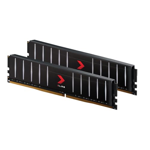 PNY XLR8 Gaming 16GB (2x8GB) DDR4 DRAM 3200MHz (PC4-25600) CL16 1.35V Low Profile Dual Channel Desktop (DIMM) Memory Kit – MD16GK2D4320016LP