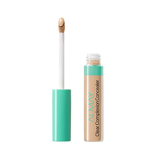Almay Clear Complexion Acne & Blemish Spot Treatment Concealer Makeup with Salicylic Acid- for Sensitive Skin, 200 Light/Medium, 0.3 fl oz.