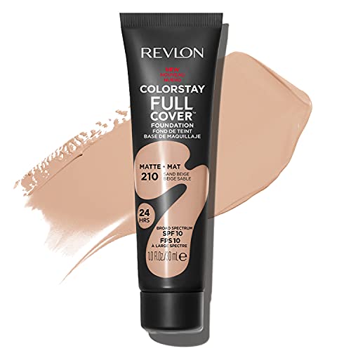 Colorstay Full Cover Foundation for woman, 24HRS Longwear + care, Infused with Hyaluronic Acid that instantly boost skin's natural moisture by +122%, 