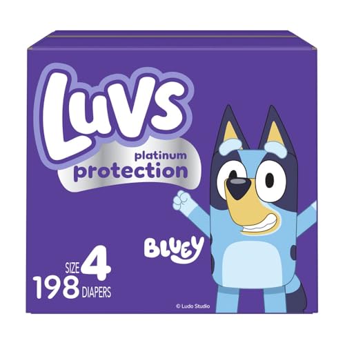 Luvs Platinum Protection Diapers Size 4 198 Count