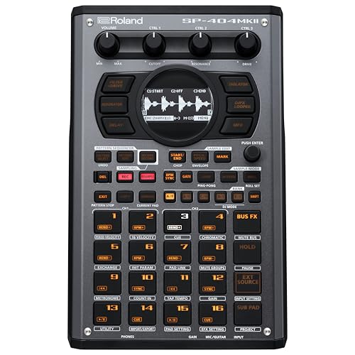 Roland SP-404MKII Creative Sampler and Effector | The Legendary SP-404 Beat Maker with Some Serious Upgrades | Fast workflow | 16GB Internal Storage | 32-Voice Polyphony | 160 Samples Per Project