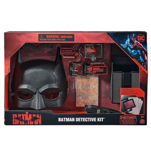 DC Comics, Batman Detective Kit Interactive Roleplay Toy and Accessories, The Batman Movie Collectible, Kids’ Toys for Boys and Girls Aged 4 and up