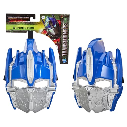 Transformers Toys Rise of the Beasts Movie Optimus Prime Roleplay Costume Mask for Ages 5 and Up, 10-inch