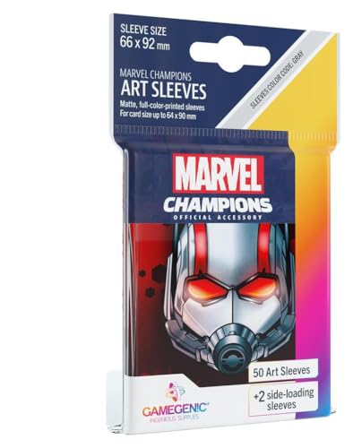Marvel Champions The Card Game Official Ant-Man Art Sleeves, exact product listing photograph
