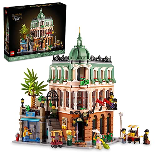 LEGO Icons Boutique Hotel Model Kits - Bedroom or Office Decor for Men & Women, Ages 18+ - Building