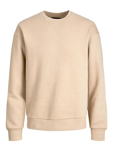 (-38%) Jack & Jones Herren Jjestar Basic Crew Neck Sweatshirt, Crockery, M EU