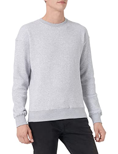 (-51%) Jack & Jones Herren Jjestar Basic Crew Neck Sweatshirt, Light Grey Melange, M EU
