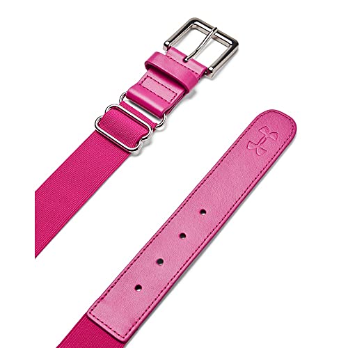 Under Armour Boys Baseball Belt, (654) Tropic Pink/Tropic Pink/Tropic Pink, One Size Fits All