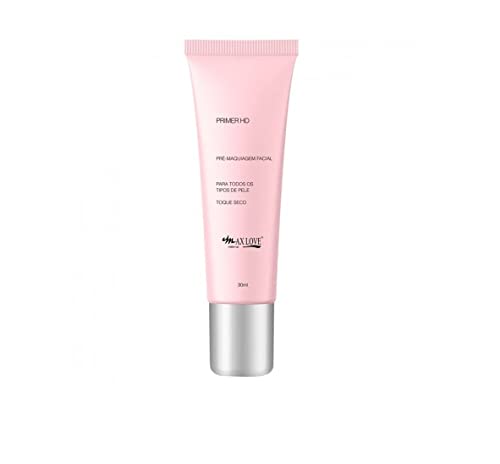 Primer Facial Max Love - 30ml - Base Aveludada para Maquiagem - Minimiza Poros - Cosméticos Custo-Benefício