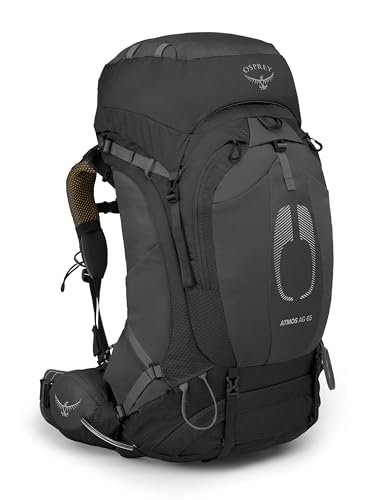 Osprey Atmos AG 65L Men's Backpacking Backpack Large XL Black