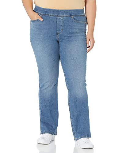 Levi Strauss Signature Gold Women's Totally Shaping Pull-On Bootcut Jeans High-Rise Stretch Denim (Also Available in Plus Size), Sea Ranch 5d, 20 Regular