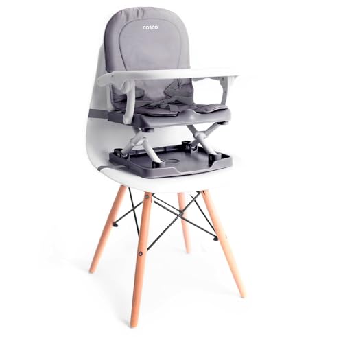Cadeira de Refeição Portátil Cosco Kids, Pop, Cinza