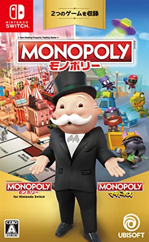 【NS】ニンテンドースイッチの名作・すごろくゲーム人気投票&ランキング 6位 モノポリー for Nintendo Switch + モノポリー マッドネス -Switchの画像