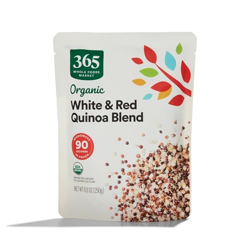 365 by Whole Foods Market, White & Red Quinoa Blend, 90-Second Microwave in Pound, 8.8 Ounce