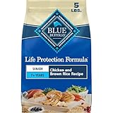 Blue Buffalo Life Protection Formula Chicken & Brown Rice Senior Dry Dog Food, Supports Immunity with Antioxidant-Rich LifeSource Bits, Promotes Healthy Muscle Development, Skin & Coat Health, 5 lbs.
