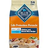 Blue Buffalo Life Protection Formula Large Breed Adult Dry Dog Food, Promotes Joint Health and Lean Muscles, Made with Natural Ingredients, Chicken & Brown Rice Recipe, 34-lb. Bag