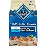 Blue Buffalo Life Protection Formula Chicken & Brown Rice Adult Dry Dog Food, Supports Immunity with Antioxidant-Rich LifeSource Bits, Promotes Healthy Muscle Development, Skin & Coat Health, 5 lbs.